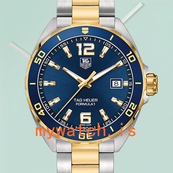 Tag Heuer Formula 1 WAZ1120.BB0879 Mens 44mm Blue Dial: Original vs. Replica