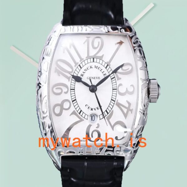 Franck Muller Cintrée Curvex 8880 CC AT-1 40mm Unisex Automatic Silver-tone: Genuine vs. Replica