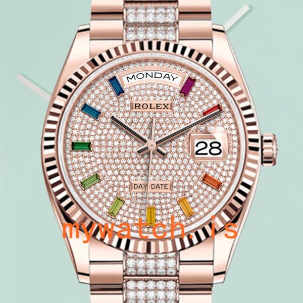 Rolex Day-Date Mens 36mm m128235-0040 Rose Gold-tone: Luxury, Precision, and Affordability