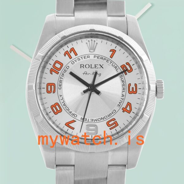 Rolex Air-King Men's 114210SAO 36mm Oyster Bracelet Silver-tone: Genuine vs. Replica