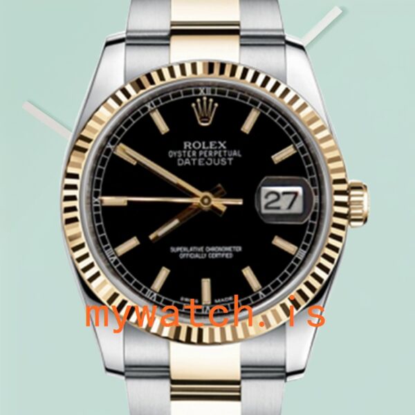 Rolex Datejust 36mm 116233BKSO Mens Stainless Steel: A Timeless Classic