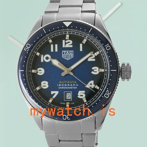 Tag Heuer Autavia WBE5116.EB0173 Mens 44mm Blue Dial Silver-tone: Genuine vs. Replica