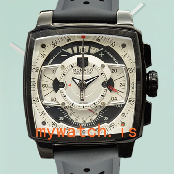 Tag Heuer Monaco 43mm MonacoWAR-003 Men White Dial Stainless Steel: A Timeless Masterpiece