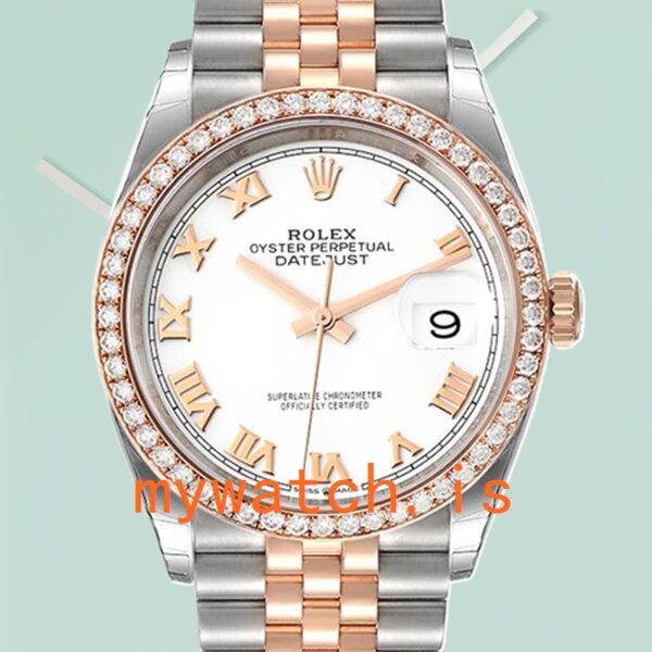Rolex Datejust M126281RBR-0003 36mm Men's White Dial Silver-Tone: A Timeless Masterpiece