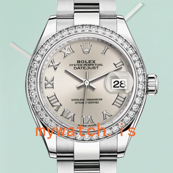 Rolex Datejust m279384rbr-0010 28mm Ladies Automatic: Genuine vs. Replica
