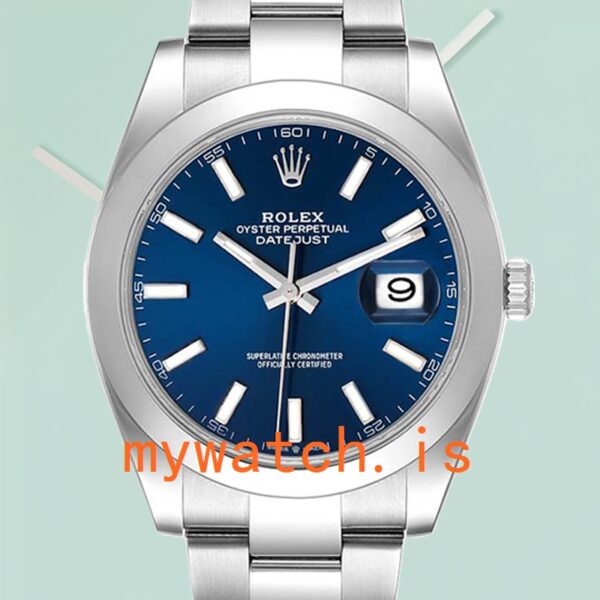 Rolex Datejust m126300-0001 Mens 41mm Blue Dial Stainless Steel: A Timeless Classic