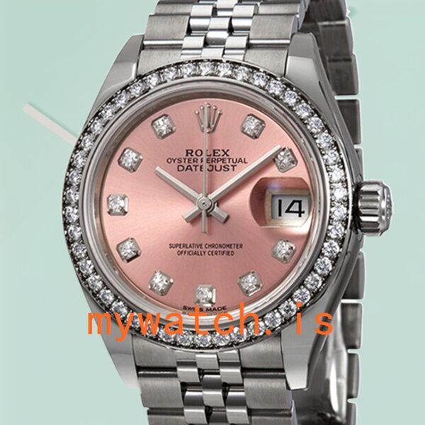 Rolex Datejust 28mm Ladies m279384rbr-0003 Diamond Bezel: A Timeless Elegance