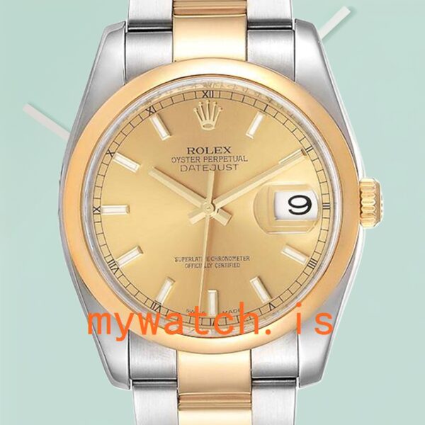 Rolex Datejust m126281rbr-0011 Mens 36mm Diamond Bezel: Genuine vs. Replica