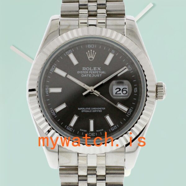 Rolex Datejust 41mm Mens 116334BKSJ Automatic Stainless Steel: Genuine vs. Replica