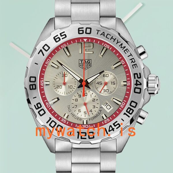 Tag Heuer Formula 1 CAZ101Y-002 43mm Men Silver-tone: A Timeless Masterpiece