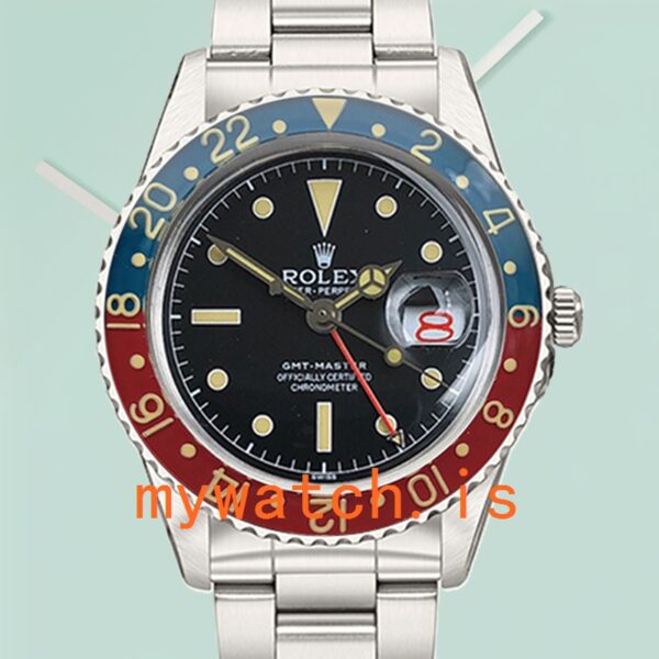 Rolex GMT-Master 6542 Mens 40mm Black Dial: Genuine vs. Replica