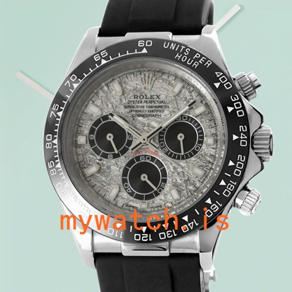 Rolex Daytona Mens 40mm m116519ln-0038 Rubber Band Ceramics Bezel: Genuine vs. Replica