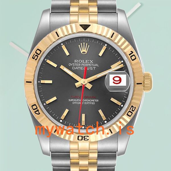 Rolex Datejust Turn-o-graph 116263 36mm Mens Automatic: Authentic vs. Replica