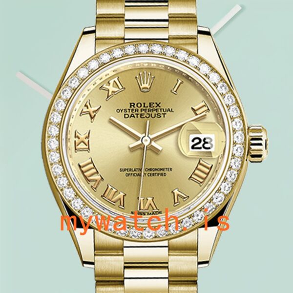 Rolex Datejust m279138rbr-0021 28mm Ladies Diamond Bezel Automatic: Authentic vs. Replica