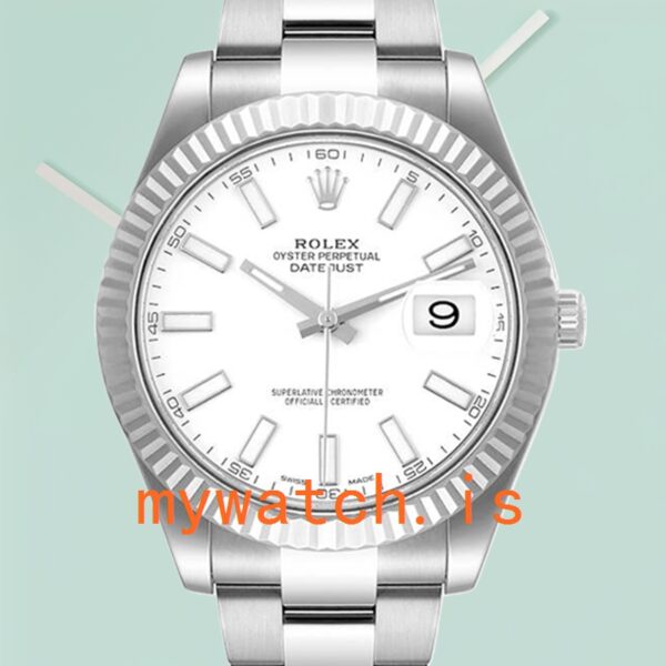 Rolex Datejust 116334 41mm Mens Silver-tone White Dial: Genuine vs. Replica