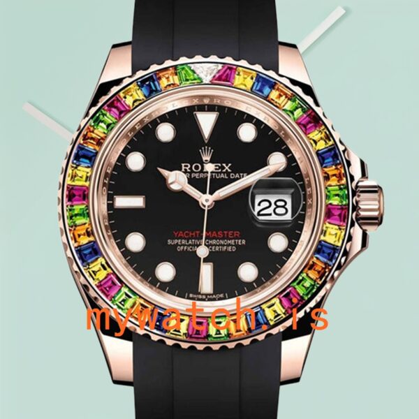 Rolex Yacht-Master Mens 116695 40mm Rose Gold-tone Automatic: Genuine vs. Replica