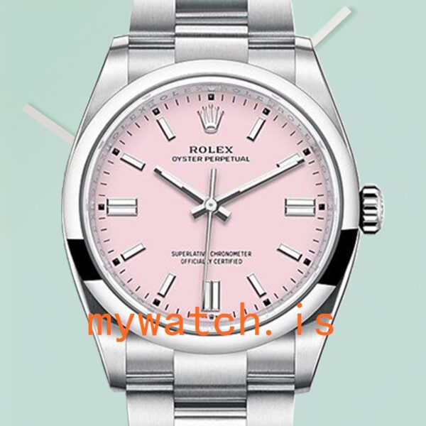 Rolex Oyster Perpetual m126000-0008 Unisex 36mm Pink Dial Oyster Bracelet: Genuine vs. Replica